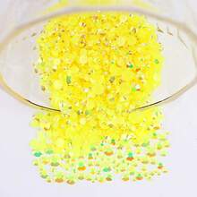 2MM-6MM Mixed Size, 5 Sizes, Assorted Jelly Candy AB Color Flat Back Round Crystal Rhinestone Gems Beads For DIY Jewelry, Nail Art, Phone Case, Clothes, Bags, Shoes, Crafts Decoration - A56 Jelly Light Royal Blue AB - View 28