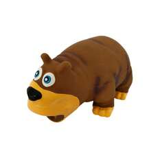 Latex Dog Toys Squeaky Toy Interactive Dog Chew Toys Cute Bear Shape Toys With Sounds For Pets - Brown - View 6