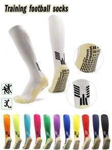 Football Grip Socks, LRT Best-Selling Model, Long Tube Thermal Lined, Anti-Slip & Stay-Up, Suitable For Adults & Teenagers