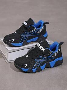 1 par de zapatillas con cordones de malla transpirable para adolescentes, zapatillas de correr de caña baja para chicos adolescentes, zapatos ligeros y de moda para estudiantes, adecuados para primavera, verano, otoño e invierno