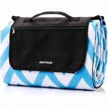 Meteor Camping Blanket And Outdoor Mat - 8 Sizes Fits 1-12 People - Waterproof Soft Fleece Foldable Lightweight - Ideal For Camping Beach Travel Park Festival Decking Yard Picnic And Hiking - Aqua - View 1