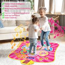Tapete de Baile para Niños Juguetes Alfombra de Musica Electrica Juego Pad de Baile Alfombrilla Baile con 3 Niveles de Desafio Juguete Regalo para Niños Niñas de 4 5 6 7 8 9 Años PrincesaConveniente y duradero,Los favoritos de los niños - como en la foto - Ver 4