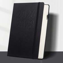 2026-2028三年月历计划本（1月至12月），软封面，带弹性笔套，12个月显示，英文版，适合注重条理且追求时尚的成年人，可用于日记写作|简约设计|易于保养的装订 - 彩色 - 查看 18