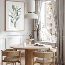 Set de 3 piezas de pintura sobre lienzo, obra de arte abstracta sin marco para decoración del hogar y la oficina - Sin marco, tomillo, salvia, romero, arte moderno minimalista, arte abstracto botánico, decoración de pared para sala de estar, cafetería, bar, hogar y dormitorio - Multicolor - Ver 10