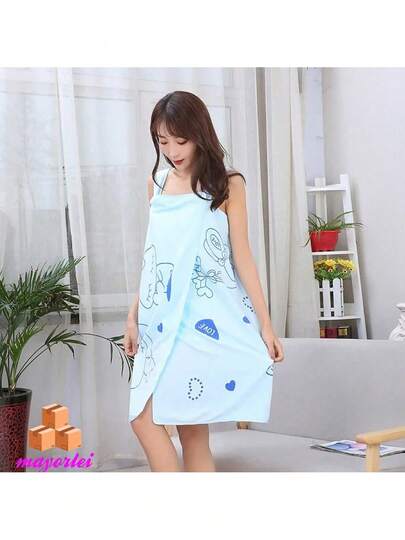 Toalla de baño suave de microfibra para mujer, ropa de baño Sexy, usable, secado rápido, mágica, para playa, Spa, vestidos de playa