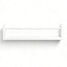 1/3pcs Minimalist Design Floating Shelves, Wall Mounted Storage Rack, Student Bookshelf, Children's Bookshelf, Picture Book Rack, Kindergarten Bookshelf - White - View 8