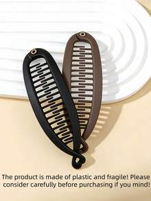 1/2/4 Pcs 4.3 Inch Curly Amber Banana Hair Scrunchies, French Elegant High Crown Hair Clips, Twist Hair Clips, Gifts, Travel, Women Gifts, Hair Accessories, Christmas Stocking Stuffers