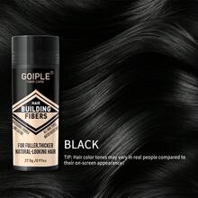 27.5克天然增发纤维，适用于头发稀疏人群，可染色，填充发际线和鬓角，隐形，防汗，持久耐用 - 0.97oz/ 27.5g - 查看 10