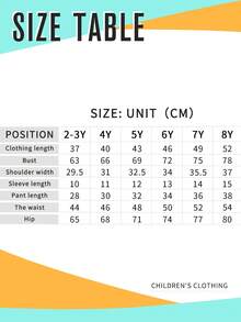 Set de 2 piezas de camiseta de manga corta con estampado numérico y pantalones cortos para niños - Blanco - Ver 7