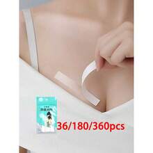 10pcs/Pack Fashion Double-Sided Tape, Thick Transparent Adhesive Tape, Strong Transparent Tape, Dress Fixing Tape For Women, Chest Tape, Chest Sticker, Women's Accessories, Women's Gifts, 36pcs/1 Pack - White - View 1