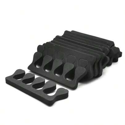 50/100/200 piezas Separadores de dedos de esponja blandos Separadores de dedos de los pies Espaciador para pulir Pedicura Manicura Recubrimiento Pintura de uñas de gel
