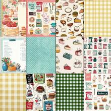 24/36PCS Retro Magazine Scrapbook Paper Pad, 5.9*5.9inch Single Side Heavyweight Vintage Kitchen, Polka Dot, Striped, Plaid Design Pattern Scrapbooking Paper, Perfect For Card Making, Crafting Projects, DIY Craft, Bullet Journals, Journal Supplies - Multicolor - View 9