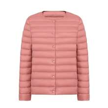 Women Sports Down Coats - Crimson - View 1