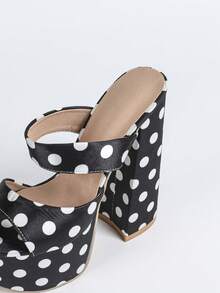 Women's Color Block Super High Heel Platform Sandals, Gold Thick Heel Peep Toe Buckle Strap Sandals