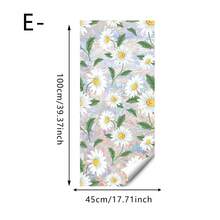 1/6 Roll Privacy Window Film, Static Cling 3D Rainbow Effect Floral Sunflower Pattern, No Glue, UV Blocking Heat Insulation, Suitable For Home, Bedroom, Kitchen, Colored Glass Decor - Multicolor - View 17