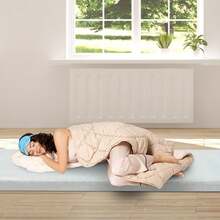 75"D X 25"W X 2.5"H Memory Foam Camping Mattress - 灰色 - 查看 3