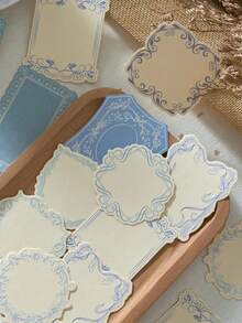 Hộp 30 tập giấy ghi chú dập nổi tối giản, vật liệu trang trí và thủ công DIY, quà tặng ngày lễ, văn phòng phẩm cá nhân hóa cho sổ lưu niệm, đồ dùng cần thiết cho năm học mới. - Nhiều màu - Xem 2