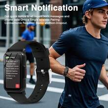 Đồng hồ thông minh cảm ứng độ phân giải cao mới năm 2026 (dành cho cả nam và nữ): Gọi điện không dây, chụp ảnh, điều khiển nhạc, chế độ thể thao, nhắc nhở báo thức/tin nhắn/cuộc gọi, màn hình tùy chỉnh, tương thích với hệ điều hành iOS và Android. - Nhiều màu - Xem 5