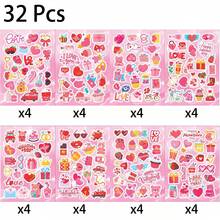 8/16/32/48张情人节爱心贴纸，多种款式，手工贴纸，情人节礼物，适合男孩、女孩、儿童，可用于DIY手工和课堂派对，趣味情人节交换活动 - 情人節 - 查看 9