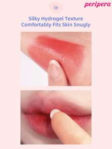 Peripera Moisturizing Jelly Lip Gloss, Lip Tint, Korean-Style Lip Gloss, High Color Payoff, Long-Lasting Color, Lightweight & Comfortable, Moisturizing, Natural Glow, Long-Lasting Comfort, Non-Sticky, Suitable For Wearing Masks, No White Residue, Korean Makeup, Korean Cosmetics - #04 Dance With Warm - View 7