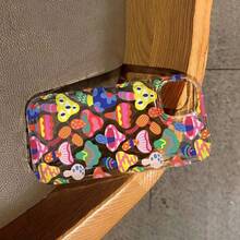 A Transparent TPU Air Cushion Phone Case Featuring A Colorful Mushroom And Scallop Pattern, Compatible With For Iphone Models 11, 12, 13, 14, 15, 16, XS, XR, X, 7, 8, 13 Plus, Pro Max, And SE Series.It Makes A Great Gift For Couples Or Friends On S FXCS - 無色 - 查看 6