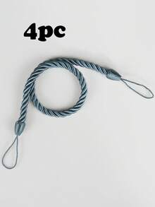 1pc/2pcs/4pcs Polyester Braided Rope Curtain Tie Backs, Multi-Color & Size Options, Suitable For Curtain Fixing And Decoration - Multicolor - View 30