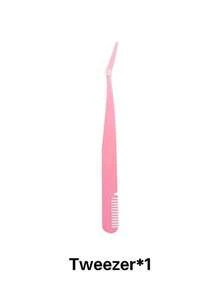 576/288片装DIY假睫毛簇，生长型假睫毛簇，卷翘型假睫毛簇，浓密单根假睫毛簇，长款假睫毛簇，10D/20D簇状假睫毛，DIY睫毛嫁接，精致卡通风格假睫毛簇，适合新手居家使用，0.07mm D型卷翘 - 彩色 - 查看 9