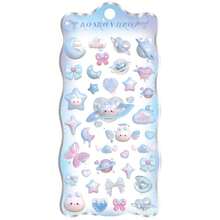 1 Sets Of 1pc Japanese Cartoon Beautiful 3D 3D Relief Acrylic Diamond Gemstone Stickers Children's And Girls' Decorative Stickers It Is The Perfect Choice For Valentine's Day Gifts For Friends And Fans - Multicolor - View 2