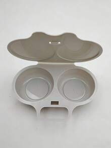 1pc Microwave Soft Boiled Egg Mold, Egg Cooker, Dual Cup Microwave Egg Poacher Set - Stackable PS Plastic Egg Boiler, Also For Omelette Making, Essential For Breakfast Kitchen, Halloween Gift, Microwave Egg Cooker, Egg Pan, Kitchen Gadget, Space-Saving Design, Modern Kitchen Tool, Easy To Clean, Durable Cookware, Cooking Accessory, Kitchen Essential, Home Chef, Breakfast Lover - Multicolor - View 10