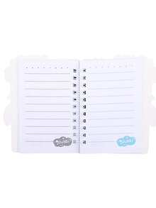 asmodee Cute Cartoon Stitch Pattern Notebook, Children's Writing Stationery, Anime Character Stitch & Lilo Pattern Spiral Notebook, Lilo & Stitch Peripheral Learning Reward Stationery - Multicolor - View 5