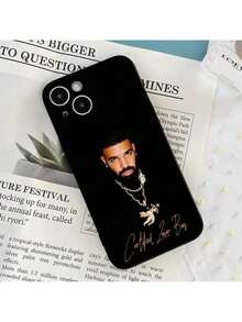 Funda de teléfono Rapper D-Drake compatible con 17 Air 16 E Pro Max 15 14 13 Mini 12 Pro 11 Max Plus, carcasa suave negra, funda compatible con funda  17 Pro Max, funda  17 Pro, funda  17, funda  16, funda  16 Pro Max, funda  15 - Negro 2 - Ver 7