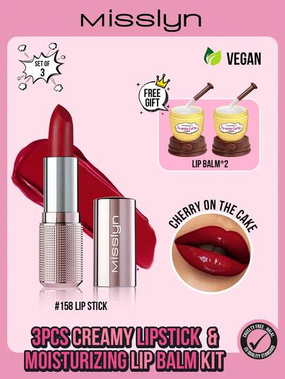  MISSLYN Smooth Lip Balm, Smooth Non-Sticky Moisturizing Lip Balm, Smooth Moisturizing Satin Lip Balm, High Gloss Intense Nude Color, Tiramisu Latte Lip Balm, Moisturizing Lip Balm, All-Day Moisturizing, Enriched With Vitamin E, Oils And Honey, Nourishing And Moisturizing, Fades Fine Lines And Wrinkles