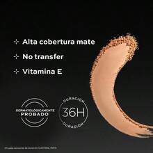 YQQ L Bel Polvos Hidratantes Forever Hydra 36H Polvo Facial Mate de Larga Duración con Vitamina E Hidratación y Protección Contra Daño Externo Champagne 1700027 - CHAMPÁN170 - Ver 4