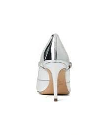 Bruno Magli Prima Leather Pump - Bạc - Xem 3
