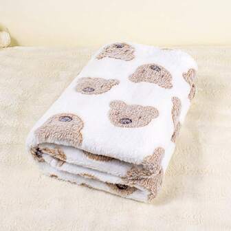 1 st barnfilt, mönstrad barnvagnsfilt, mjuk och bekväm 4-säsongers kokong, bärbar pläd, lätt inbäddad filt, djurmönster, lekfull design, skonsamt material, oumbärligt tillbehör