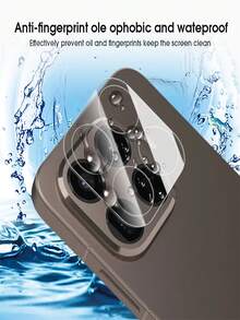 3 piezas de protectores de lente de cámara de vidrio templado compatibles con Mi 15T Pro 14T 13T Pro Redmi Note 14 Pro+ 13 Pro 4G 5G 12 Pro Plus, película protectora HD clara, resistente al agua, resistente a los arañazos, ajuste preciso, claridad de alta definición, aplicable a protección diaria, oficina, hogar, cubierta de cámara de teléfono a prueba de golpes, resistente a caídas, resistente a arañazos - transparente - Ver 4