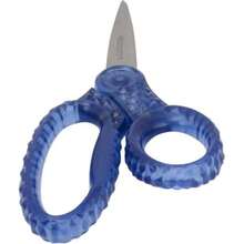 Westcott 55846 - Tijeras escolares de 7 pulgadas, multiusos, para manualidades, regreso a la escuela, suministros para el aula, rojo/gris, paquete de 2(Gema azul) - Multicolor - Ver 8