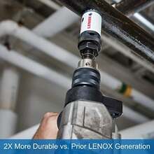 LENOX Tools Sierra perforadora, bimetálica, ranura de velocidad, arborada, 2-1/8 pulgadas (1772951)(default) - Multicolor - Ver 7