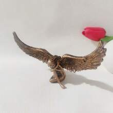 تمثال راتنجي ملاك قديم - تصميم فريد ورقيق للاحتضان، مناسب لديكور غرفة النوم والصالة والمكتب والخارج، قطعة نحت غربية زخرفية - تمثال الملاك - مشاهدة 7