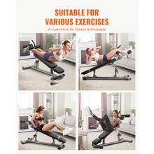 Bancos para abdominales - Gerader Stuhl en Rückenlage, Großes Modell - Ver 6