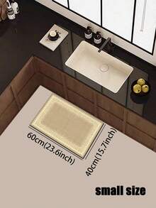 【热销！！！】1 件装软橡胶厨房地垫，3.5 毫米厚厨房地毯，复古简约装饰艺术风格吸水厨房地垫地毯，可自行裁剪以适应厨房尺寸，表面织物材质，中间海绵层，底部橡胶层，适用于厨房地毯、厨房装饰、婚礼装饰、家居装饰、浴室地垫、玄关地垫、洗衣房地垫、走廊地毯、客厅地垫等。 - 彩色 - 查看 14