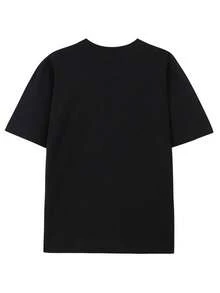 [DGA Native T Shirt] DGA T Shirt, Mother Earth   Moon Wolf Eagle By David Gonzales - màu đen - Xem 3