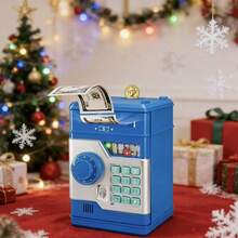 1 Oversized ATM With Password For People Cartoon Savings, Cash And Coins Coin Bank, Best Birthday Gifts Christmas Gifts - 彩色 - 查看 6