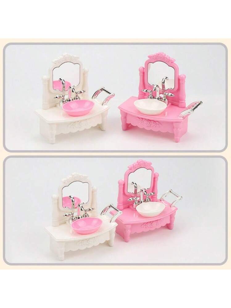 Set 60 Pezzi Cibo In Miniatura Per Casa Delle Bambole, Accessori Gioco Di Ruolo In Plastica, Regalo Per Bambini - 2