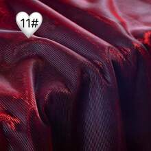 1pc Ombre Dual-Tone Mesh Fabric, Laser Textured Sheer Maxi Dress Fabric, Creative Handmade Material - 27# - View 7