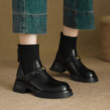 Women Western Boots - Black Single - View 4