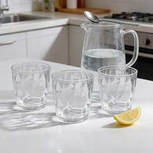 1 chiếc cốc uống nước bằng acrylic trong suốt, không vỡ, màu sắc rực rỡ như đá quý, bền và phong cách, thích hợp đựng nước ép, rượu vang và các loại đồ uống khác, cốc phục vụ đồ uống | Cốc có thể xếp chồng lên nhau | Cốc nhựa acrylic bền, cốc nhựa đang được bán, cốc dùng trong nhà, đồ dùng nhà bếp, cốc. - Nhiều màu - Xem 7