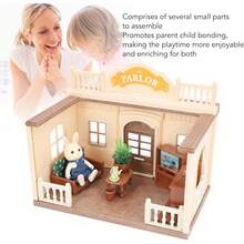 Muebles para Casa de Muñecas a Escala 1:12, Resistente y Duradero, Mesa deé para TV, sofá, Accesorios para Casa de Muñecas en Miniatura para Niños - 1 - Ver 3