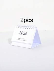 1pc Retro Desk Calendar 2026, Creative Spiral Design Small Desk Calendar - Daily Time Planning Markers, Comes With Memo Writing, Home & Teacher Office Desk Ornament Decoration, Fashion School Supplies, Gifts For Friends - Multicolor - View 16