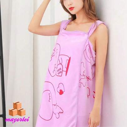 Toalla de baño suave de microfibra para mujer, ropa de baño Sexy, usable, secado rápido, mágica, para playa, Spa, vestidos de playa